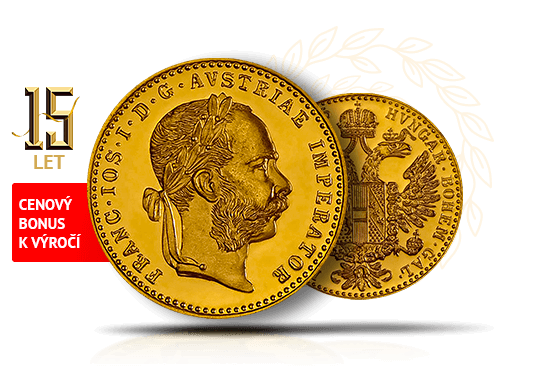 Zlatá mince 1 Dukát Österreich 1915 - za zvýhodněnou cenu