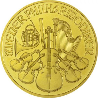 Zlatá investiční mince Wiener Philharmoniker 1/2 Oz - obrázek 1