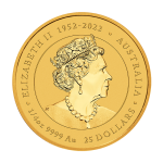 Zlatá investiční mince Australská Lunární Série III. 2024 Drak – obrázek 2