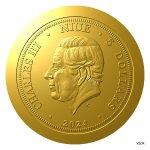 Zlatá 1/25oz investiční mince Orel 2024 stand číslovaný – obrázek 3
