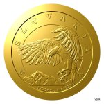 Zlatá 1/25oz investiční mince Orel 2024 stand číslovaný – obrázek 2