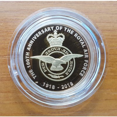 Zlatá mince The 100th Anniversary of the Royal Air Force 14,64 g - obrázek 2
