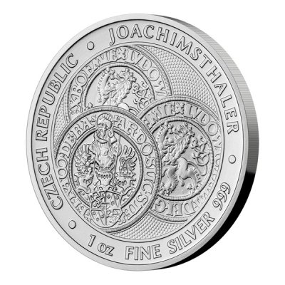 Stříbrná uncová investiční mince Tolar 2022 stand 10 ks plus Tolar zdarma