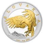Stříbrná uncová investiční mince Orel 2024 selekt. pokov Au proof číslovaný - obrázek 2