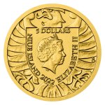 Zlatá 1/25oz investiční mince Český lev 2022 stand – obrázek 2