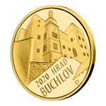 Zlatá investiční mince 5000 Kč Hrad Buchlov PROOF 15,55 g - obrázek 3