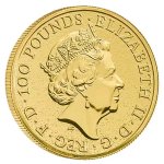 Zlatá investiční mince The Queen's Beast 2017 Dragon 31,1 g - obrázek 2