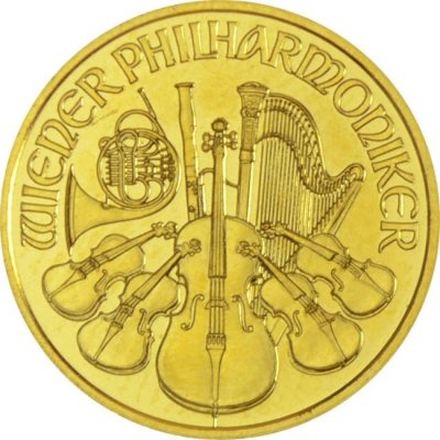 Zlatá mince 1/10 Oz Philharmoniker – Obrázek 1